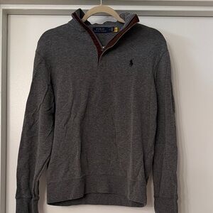 Polo by Ralph Lauren Gray Zip Up Sweater